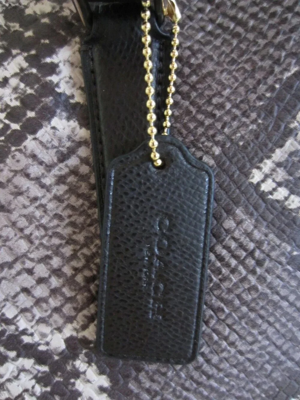 Coach Python Morgan Satchel Shoulder Bag Handbag